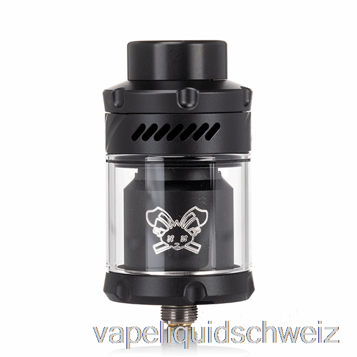 Hellvape Dead Rabbit V3 25mm RTA Schwarz Mit Weißem Logo Vape Ohne Nikotin